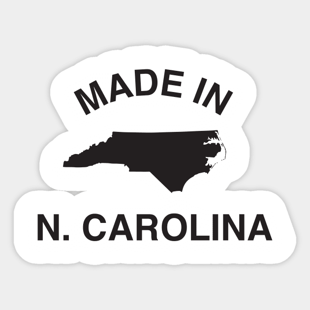 Made in North Carolina Sticker by elskepress